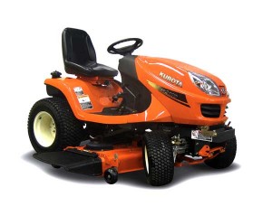 orange Kurota riding lawn mower